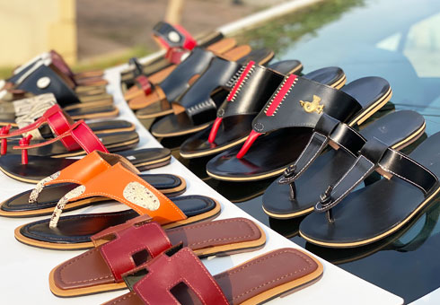 Leather sandals